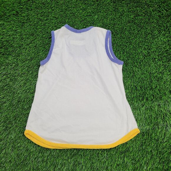 Vintage 80s Catalina MOD Tank-Top Womens XS 15x22 Terry Trim - Picture 2 of 10